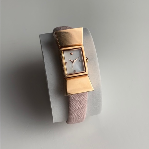 Kate Spade Gold-Pink Leather Watch